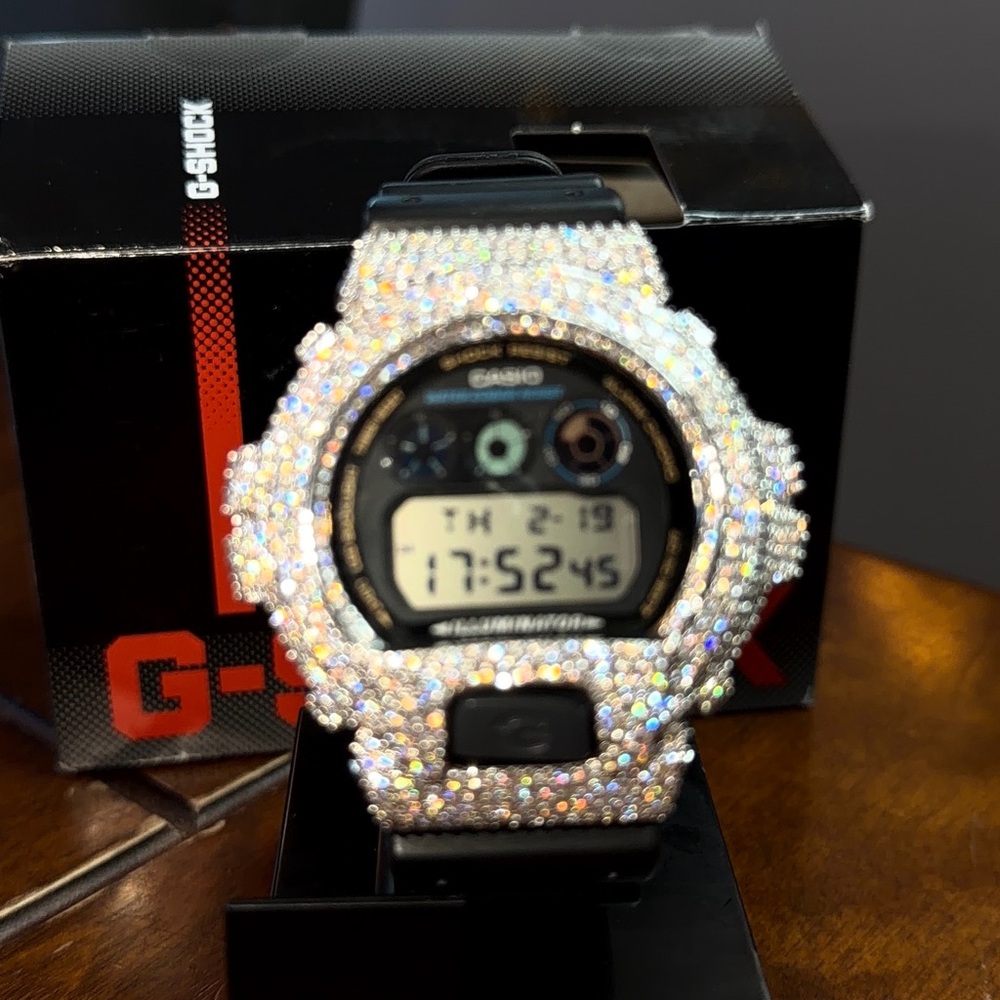 VVS Moissanite G-SHOCK DW6900